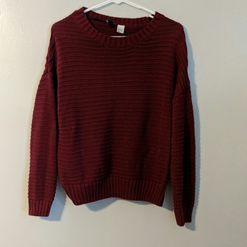Burgundy Sweater